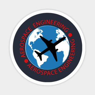 aerospace engineer engineering aeronautical airplane Magnet